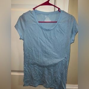 Light blue T-shirt; size L